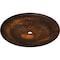 Ekena Millwork Galveston Ceiling Medallion (Fits Canopies up to 5 7/8"), 51"OD x 3 5/8"ID x 3 3/8"P, Rust CM51GLRUS - alternate 4